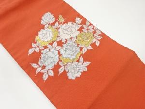 薔薇模様織出し名古屋帯